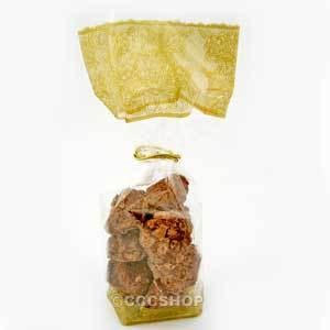 Gold Lace Cello Bag with base (Pack of 10) - Small