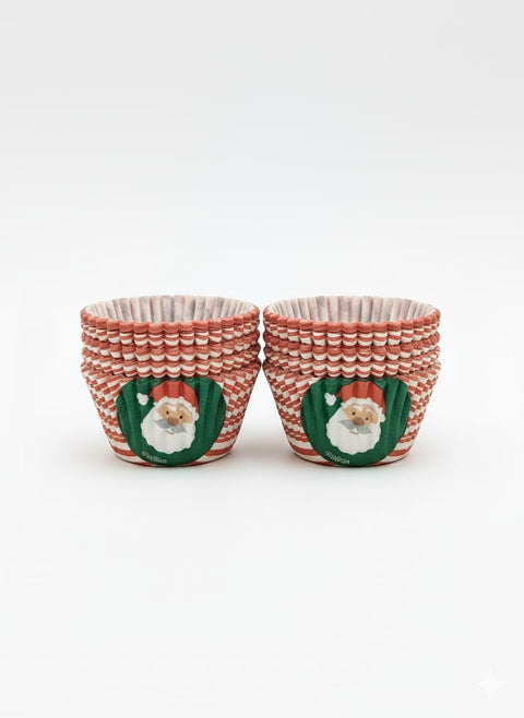 Mini Santa Baking Cups, Pack of 100