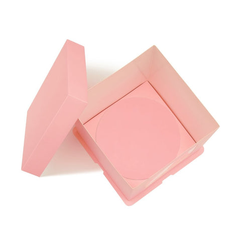 PBP 10"x10"x12" Tall Window Cake Box - Candy Pink