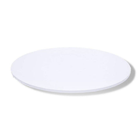 PBP Round Slim MDF Cake Board, 5mm Thick - White