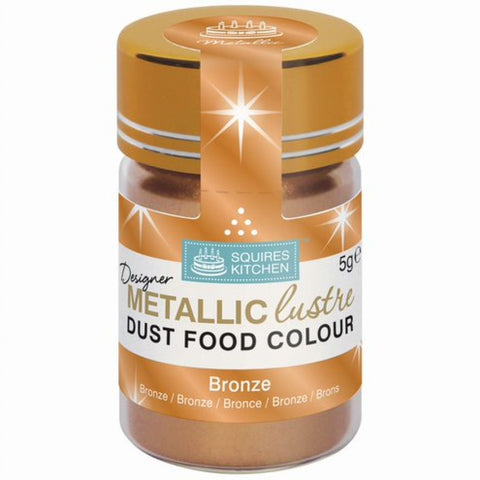 Squires Kitchen Designer Metallic Lustre Dust Bronze 5g