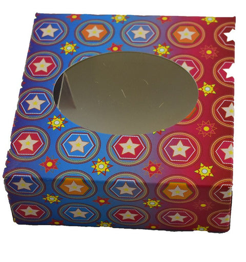 4 Pc Sweet Boxes 100x100x50mm / 4"x4"x2" x10