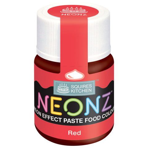 Squires Kitchen NEONZ Paste Colours Red