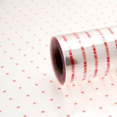 80cm Red Dotted Film (100m)