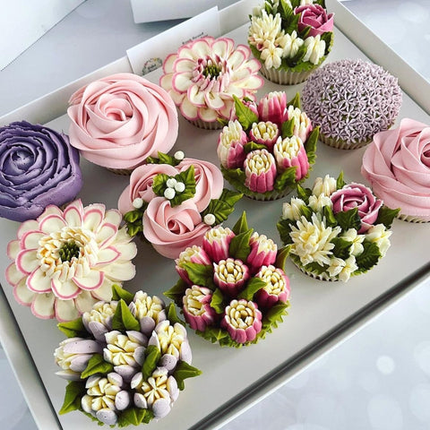 Olbaa 12 Deep Cupcake Box-White