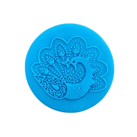 Debosser Stamp - Diwali Peacock