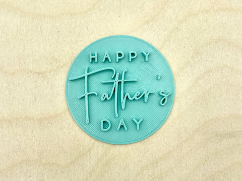 Cookie Embosser - Happy Father's Day 3