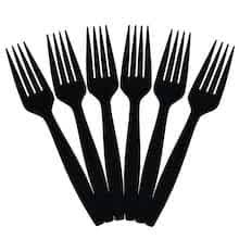 Black Forks pack of 100