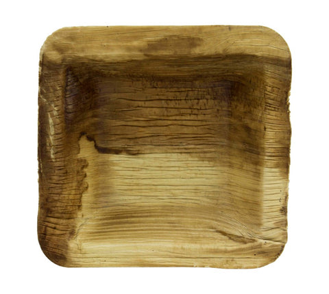 4" / 12cm Square Palm Leaf Bowls (Pack of 25)