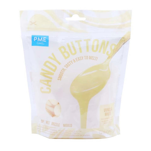 PME Candy Buttons - White Vanilla (12oz)