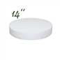 14" Round Straight Edge Cake Dummy - 2" Deep