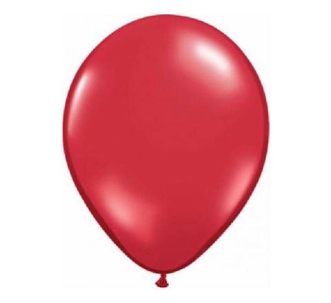 qualtex 11" Red latex balloons 100pk