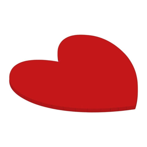 10" Red Heart Masonite Board