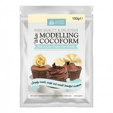 Squires White Modelling Chocolate Cocoform - 150g