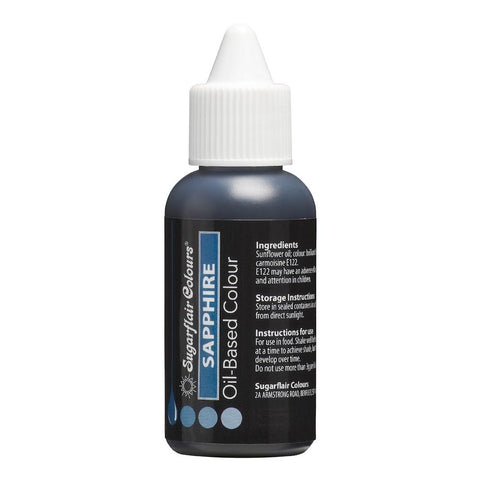 Sugarflair Oil Based Food Colour 30ml Sapphire