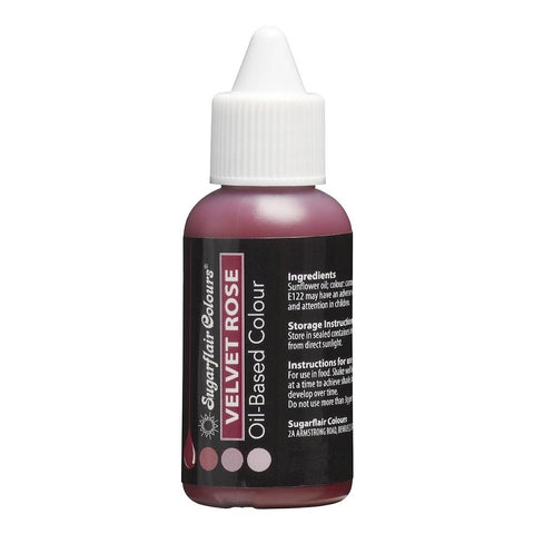 Sugarflair Oil Based Food Colour 30ml  Velvet Rose