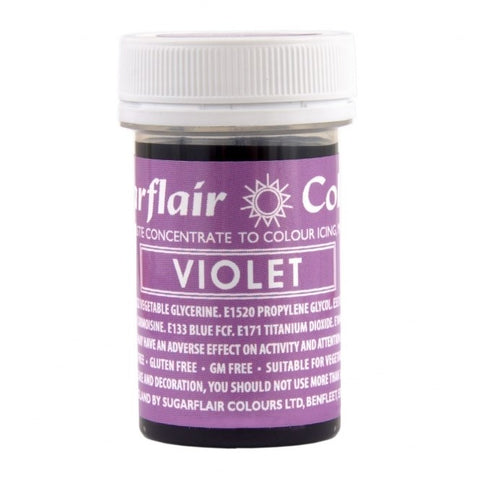 Sugarflair Spectral Paste Colour - Violet 25g