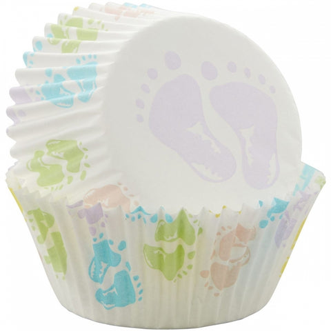 Wilton Baby Feet Cupcake Cases - Pack of 75