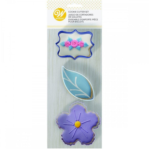 Wilton Floral Cookie Cutters Floral - Set of 3