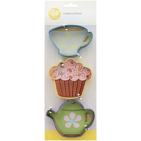 Wilton Tea Party Cookie Cutters - Set of 3