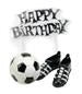 Football, Boots and Happy Birthday Topper Kit []